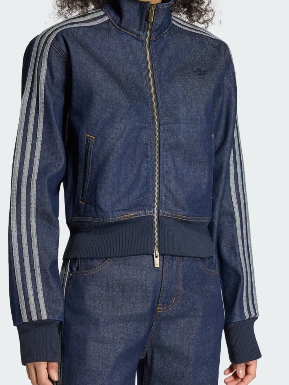 Adidas Firebird Denim Tracktop - XS - NWT